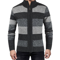 veste-tricot-cardigan-col-montant-blocs-couleurs-vintage