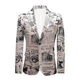 blazer-vintage-bouton-revers-imprime-journal-personnalise-homme