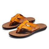 Tongs en Cuir pour Homme