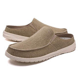 Demi-Chaussons en Toile Tendance Vintage