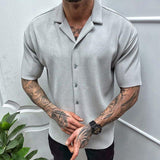 chemise-vintage-manches-courtes-style-classique