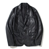 Veste vintage en cuir chic