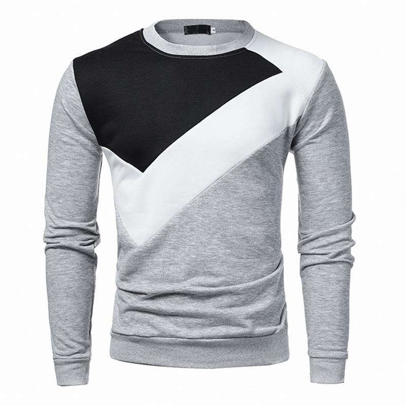 sweat-shirt-manches-longues-patchwork-color-block-vintage