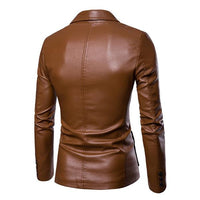 blazer-cuir-deux-boutons-revers-vintage