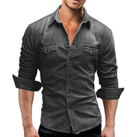 chemise-denim-slim-decontractee-homme
