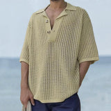 pull-vintage-revers-couleur-unie-hommes