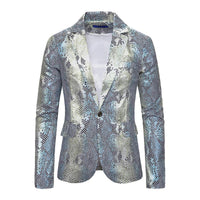 blazer-droit-imprime-paon-vintage