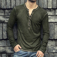t-shirt-manches-longues-col-v-style-vintage