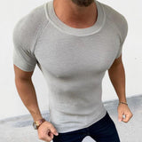 pull-manches-courtes-coupe-ajustee-vintage