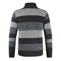 veste-tricot-cardigan-col-montant-blocs-couleurs-vintage