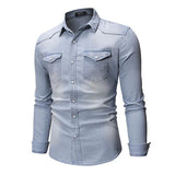 chemise-denim-slim-decontractee-homme