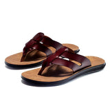 Tongs en Cuir pour Homme