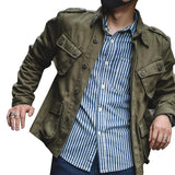 Veste cargo vintage multi-poches Biker
