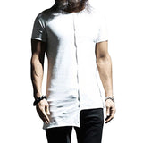 t-shirt-manches-courtes-ourlet-irregulier-vintage