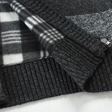 veste-tricot-cardigan-col-montant-blocs-couleurs-vintage