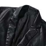 Veste vintage en cuir chic