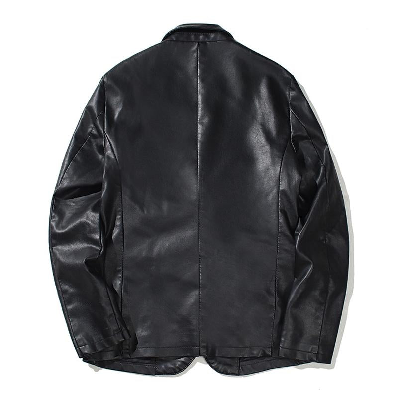 Veste vintage en cuir chic