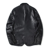 Veste vintage en cuir chic