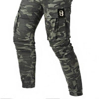 Pantalon vintage camouflage décontracté pour homme