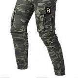 Pantalon vintage camouflage décontracté pour homme