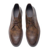 bottes-cuir-platte-vintage