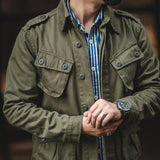 Veste cargo vintage multi-poches Biker