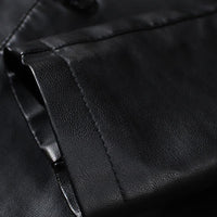 Veste vintage en cuir chic