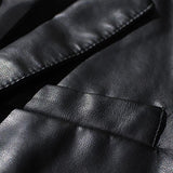Veste vintage en cuir chic