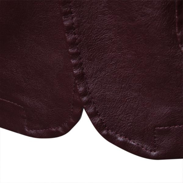 blazer-cuir-deux-boutons-revers-vintage
