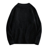 pull-vintage-tricot-torsade-col-rond