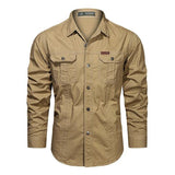 chemise-manches-longues-coton-decontracte-vintage
