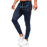 pantalon-decontracte-coutures-couleur-unie-vintage