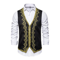 gilet-a-col-v-jacquard-style-tribunal-retro