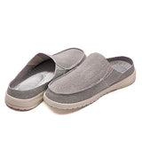 Demi-Chaussons en Toile Tendance Vintage