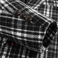 Blazer vintage décontracté à carreaux pour hommes