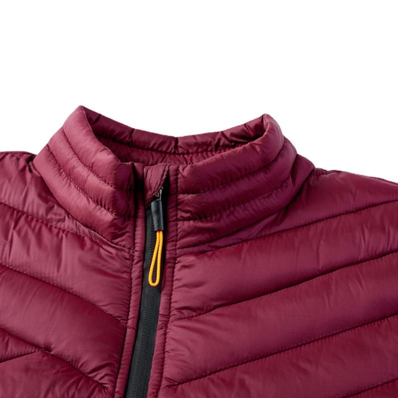 manteau-rembourre-couleur-unie-col-montant-vintage