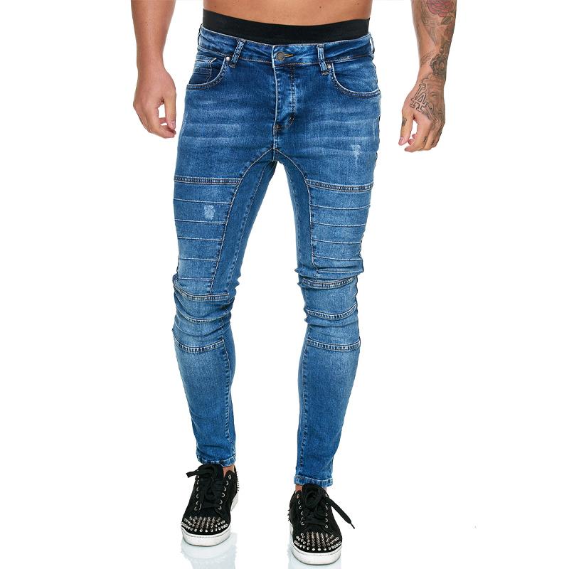jean-skinny-motard-couleur-unie-vintage