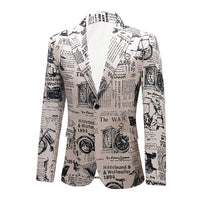 blazer-vintage-bouton-revers-imprime-journal-personnalise-homme