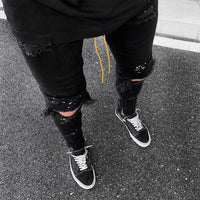 pantalon-crayon-denim-dechire-vintage