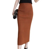 Jupe Longue Droite Hiver Vintage