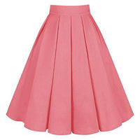     jupe-plissee-vintage-rose