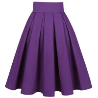     jupe-plissee-vintage-violet