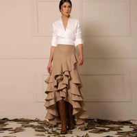 jupe-longue-satin-kaki-vintage