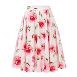 jupe-annee-80-kitsch-blanche-a-fleurs