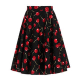 jupe-annee-80-noir-cerises