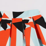 jupe-annee-80-multicolore-triangles