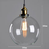 lustre-boule-verre-vintage