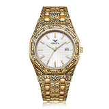    montre-style-vintage-homme-or-blanc