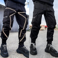 pantalon-sport-decontracte-multi-poches-vintage