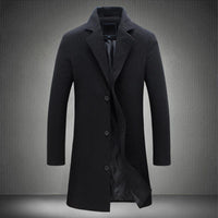 manteau-decontracte-uni-revers-crantes-vintage